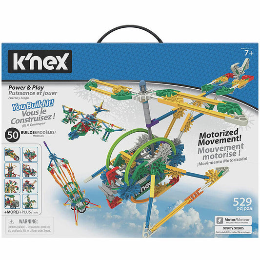 K’NEX -Power And Play Motorised Building Set - Stem Learning Kit 23012