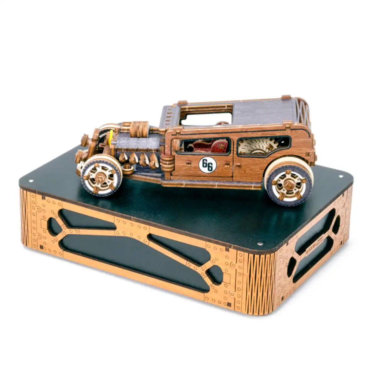 Wooden City Hot Rod Limited Edition 3D Wooden Car Puzzle – LE001