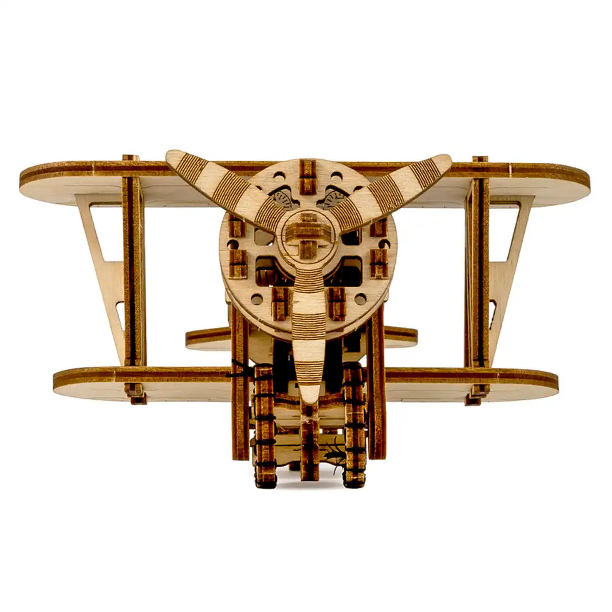 Wooden City Biplane 3D Wooden Plane Puzzle – WR304