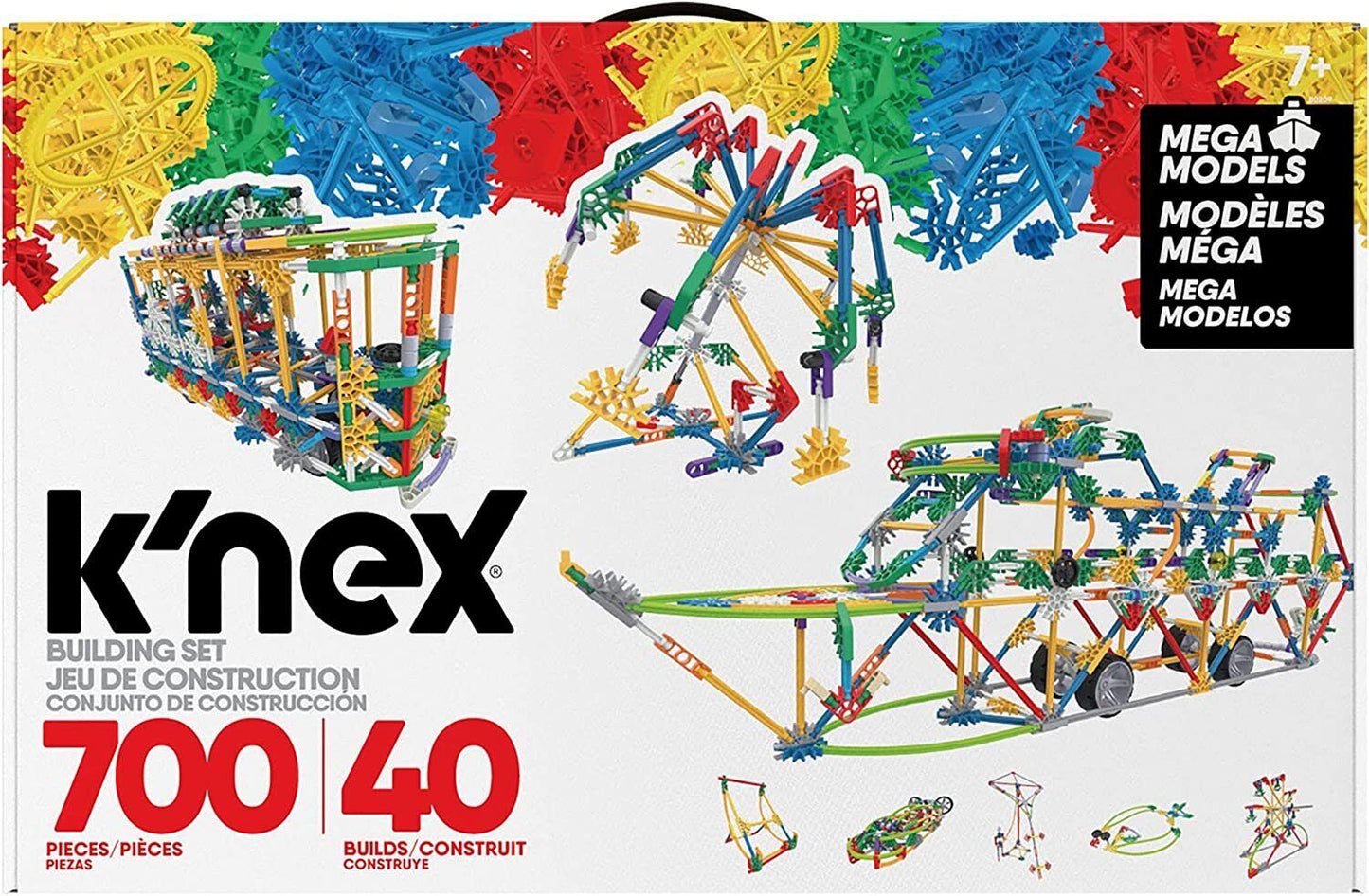 K'NEX Mega Models Building Set 3D Educational Toy, Stem Learning Kit 80209