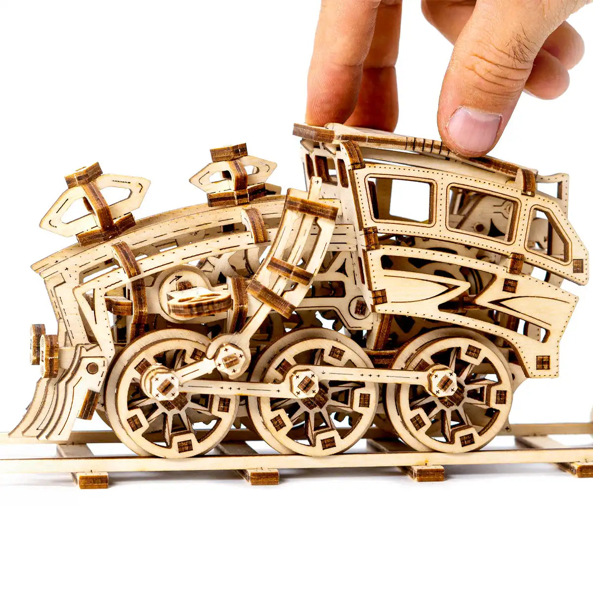 Wooden City Dream Express 3D Wooden Train Puzzle – WR338