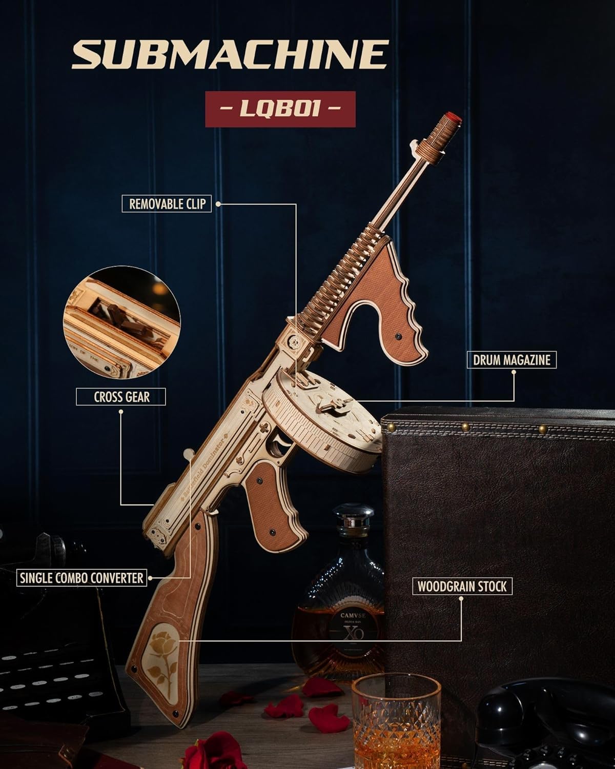 ROKR Thompson Submachine Gun LQB01