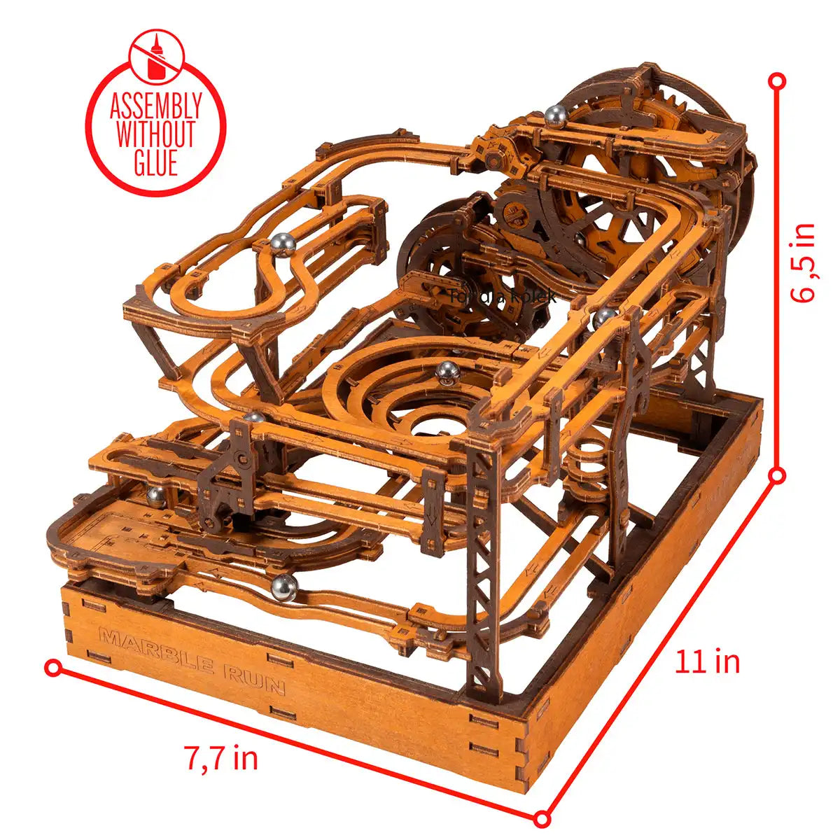 Wooden City Marble Run 3D Wooden Model Kit - WR353