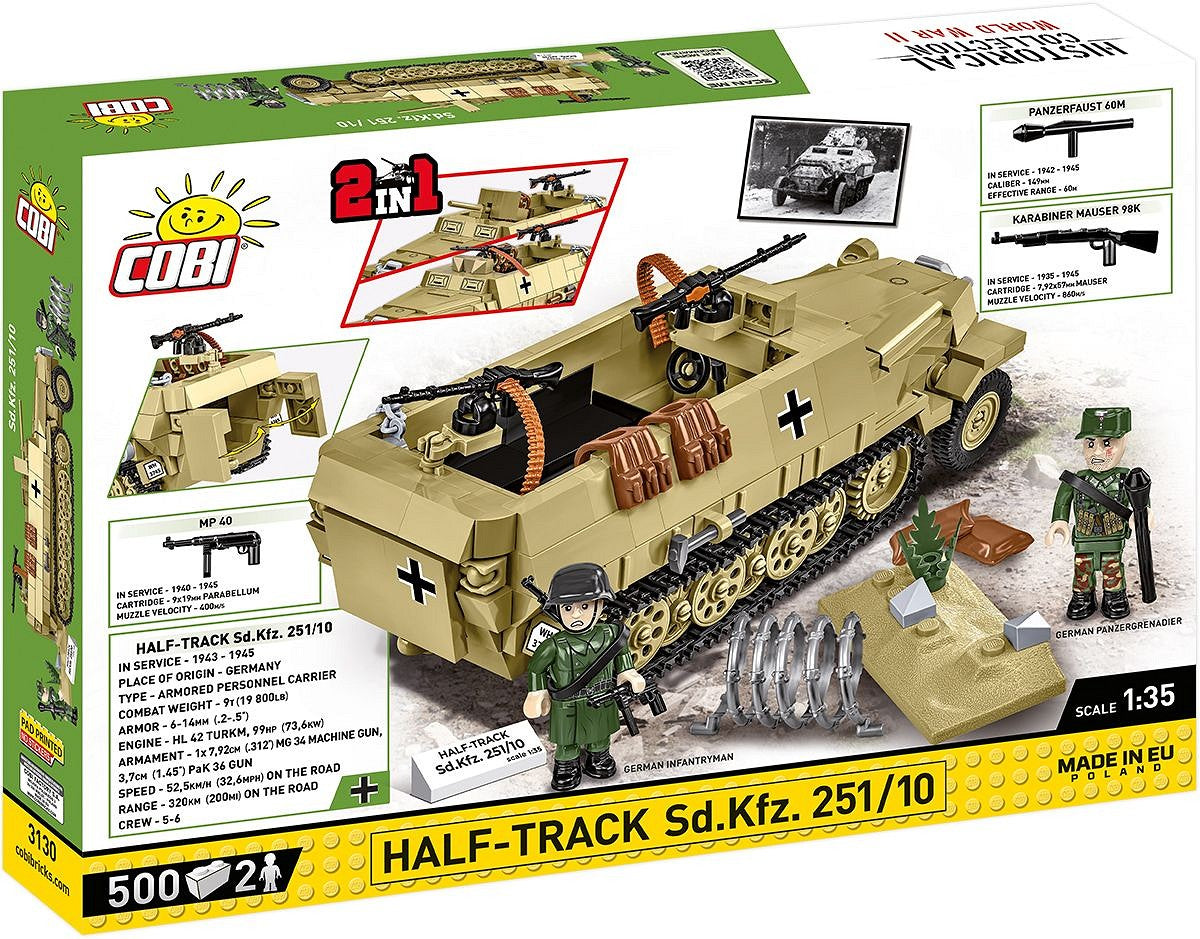 COBI-3130 Half-Track Sd.Kfz. 251/10
