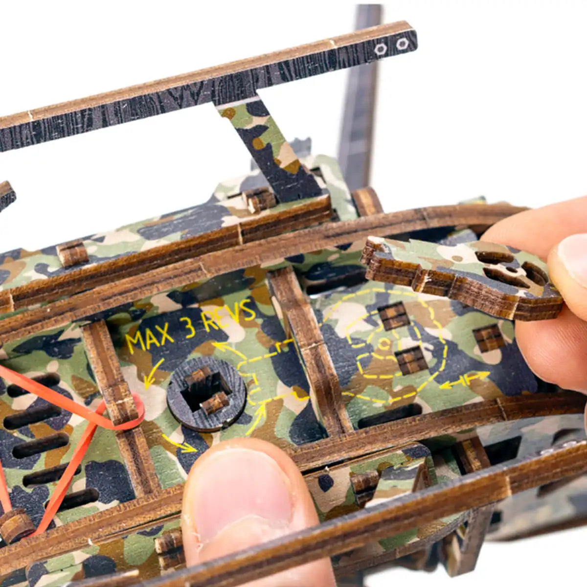 Wooden City Helicopter Limited Edition 3D Wooden Puzzle – LE011