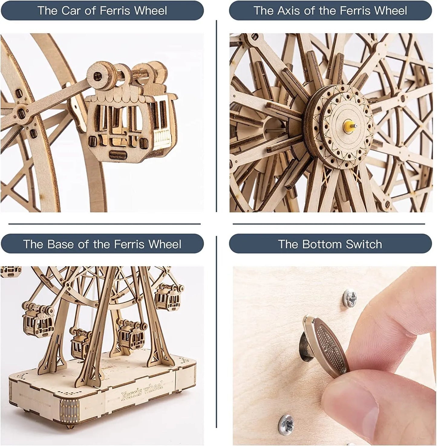 ROKR DIY Music Box-Ferris Wheel TGN01