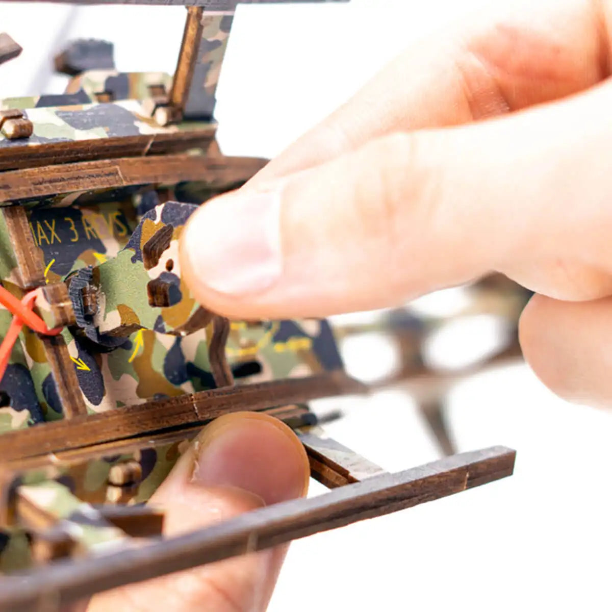 Wooden City Helicopter Limited Edition 3D Wooden Puzzle – LE011