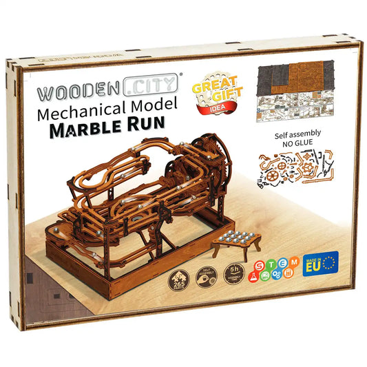 Wooden City Marble Run 3D Wooden Model Kit - WR353
