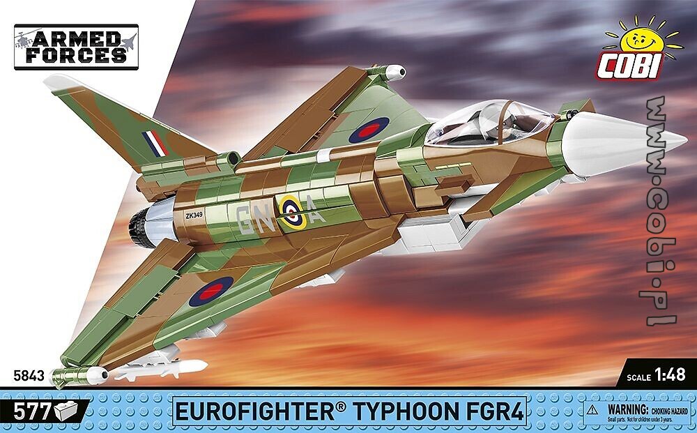 COBI-5843 Eurofighter Typhoon FGR4 "GiNA"