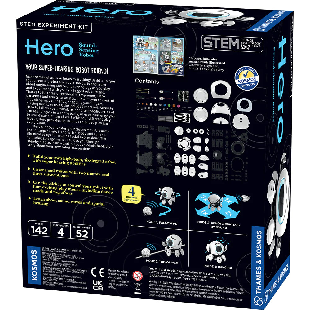 Thames & Kosmos Hero: Sound Sensing Robot 620398