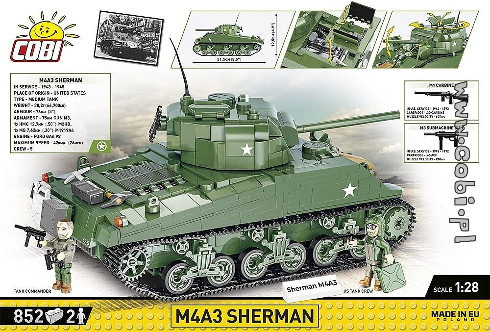 COBI-2570 M4A3 Sherman