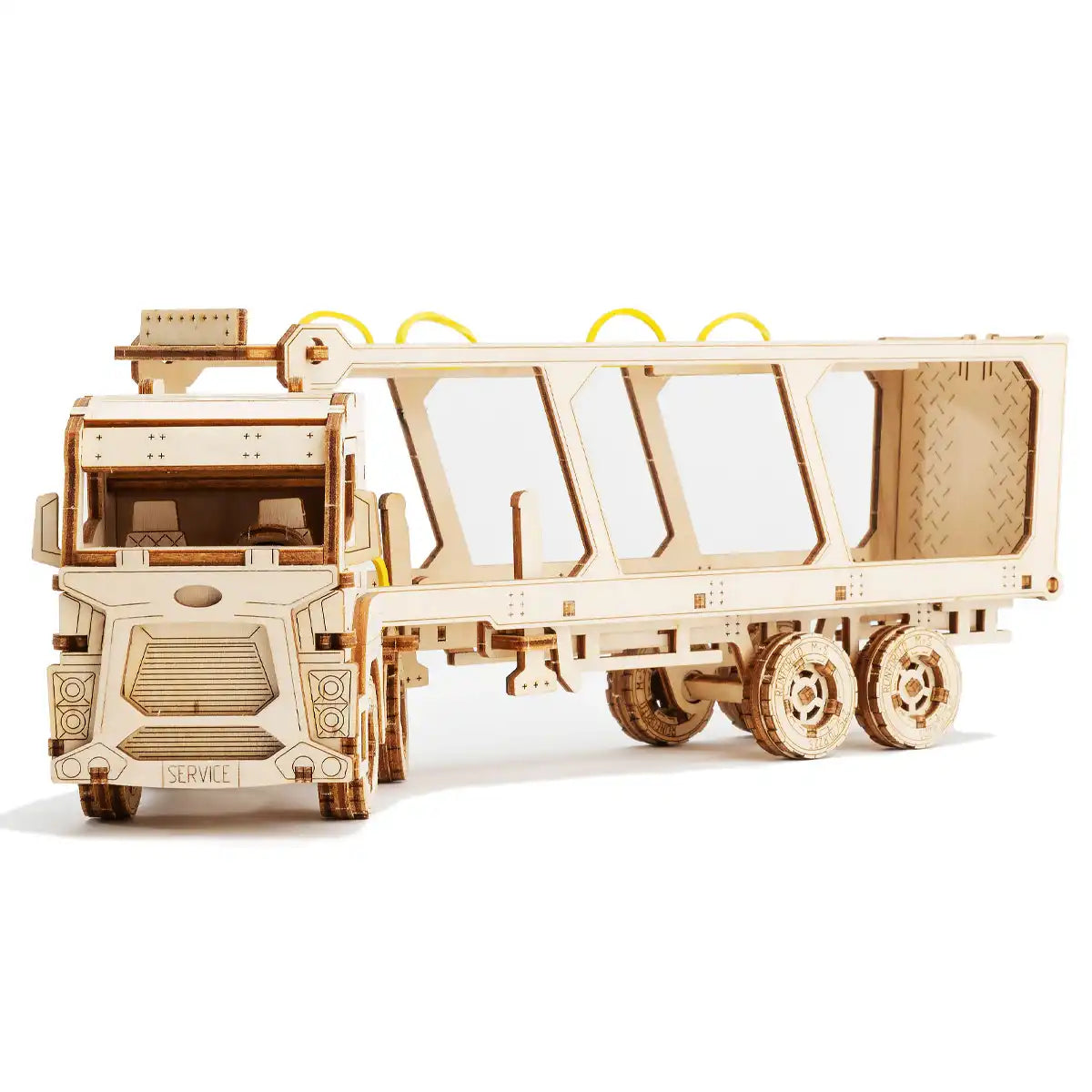Wooden City Car Carrier Truck MB016 3D Wooden Puzzle – MB016
