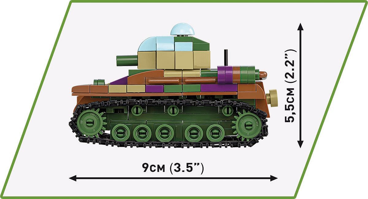 COBI-2740 Renault R35 - Valentine IX - Panzer I
