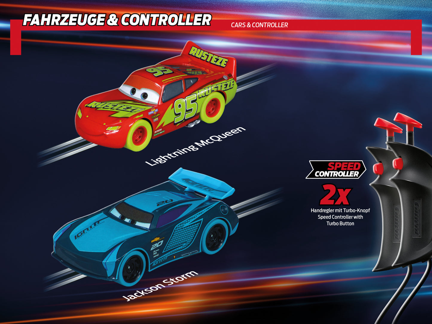 Carrera Go !!! Disney·Pixar Cars - Glow Racers