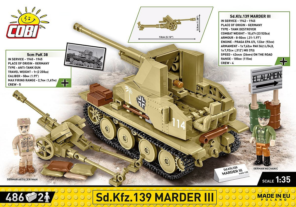 COBI-3131 Sd.Kfz.139 Marder III
