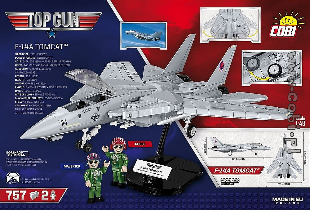 COBI- 5811A F-14A Tomcat™ Top Gun