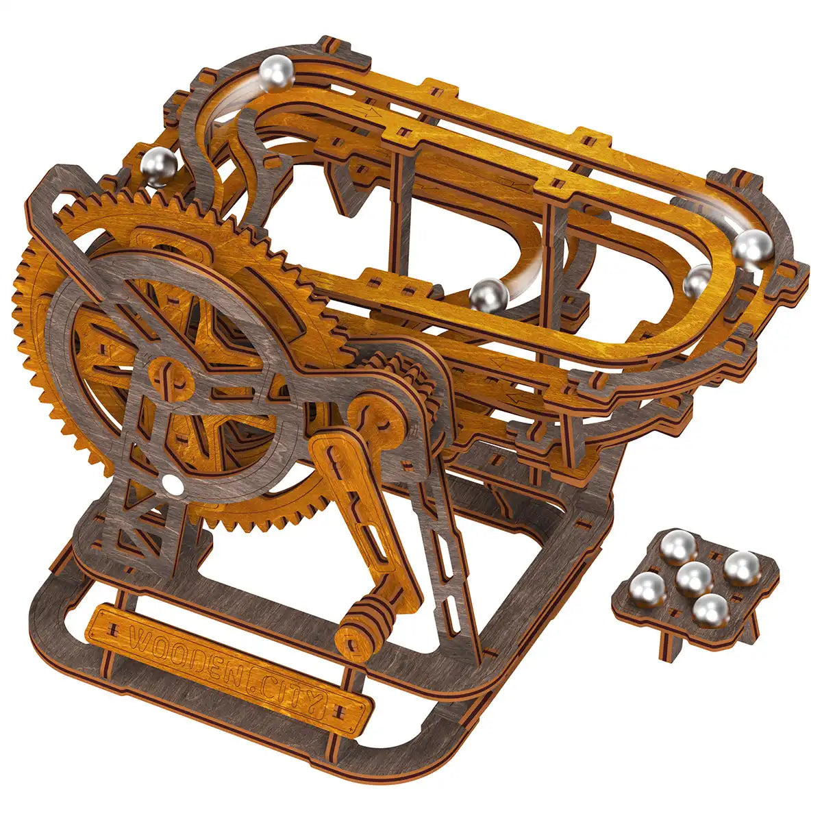 Wooden City Marble Run Mini 3D Wooden Model Kit - WR356
