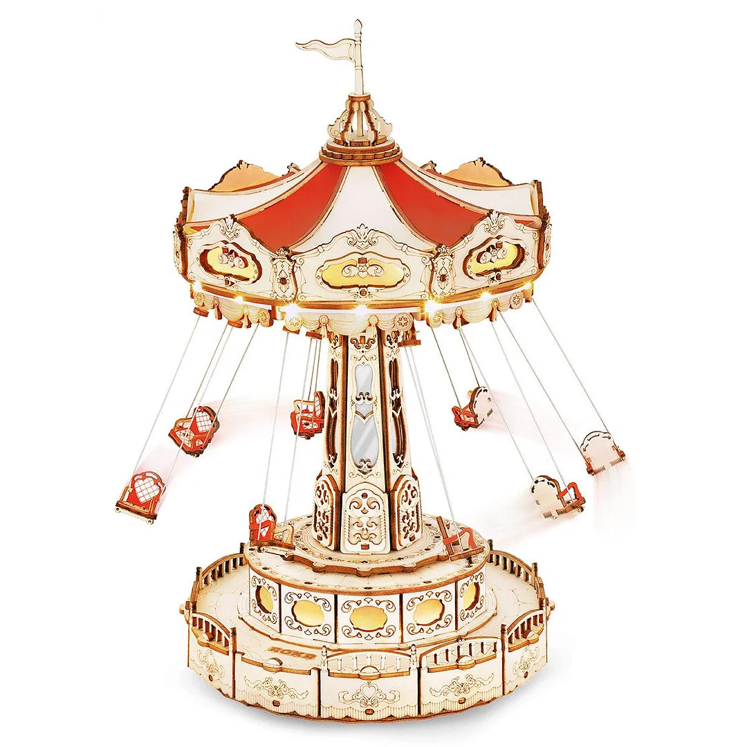 ROKR Swing Ride Music Box 3D Wooden Puzzle EA02