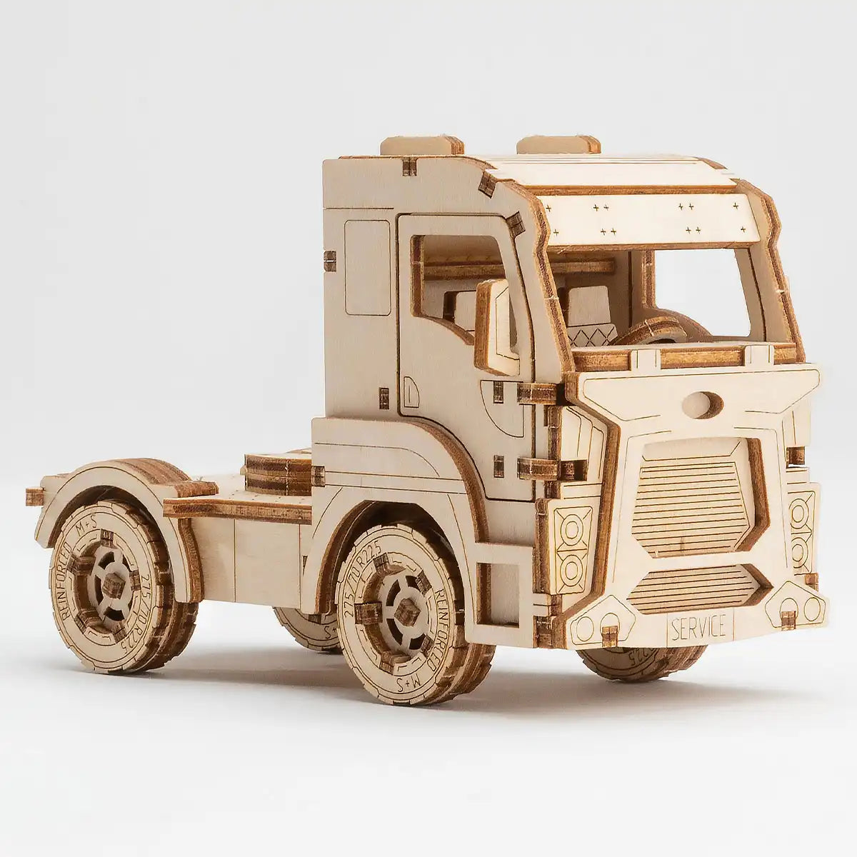 Wooden City Car Carrier Truck MB016 3D Wooden Puzzle – MB016