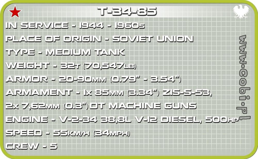 Cobi T-34/85 COBI-2542