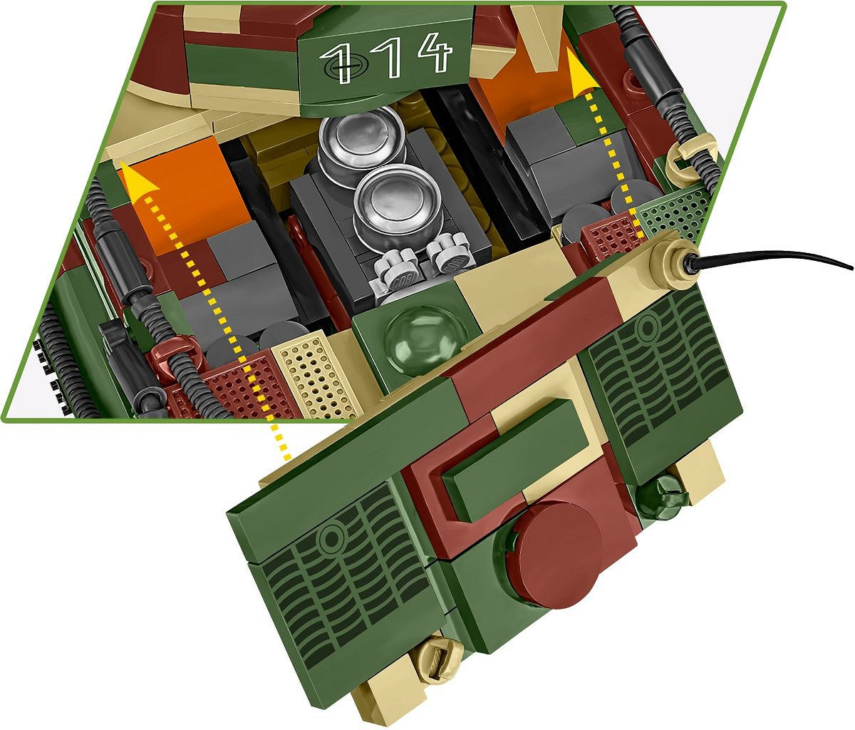 COBI-3124 Pz.Kpfw. VI Tiger Ausf. E