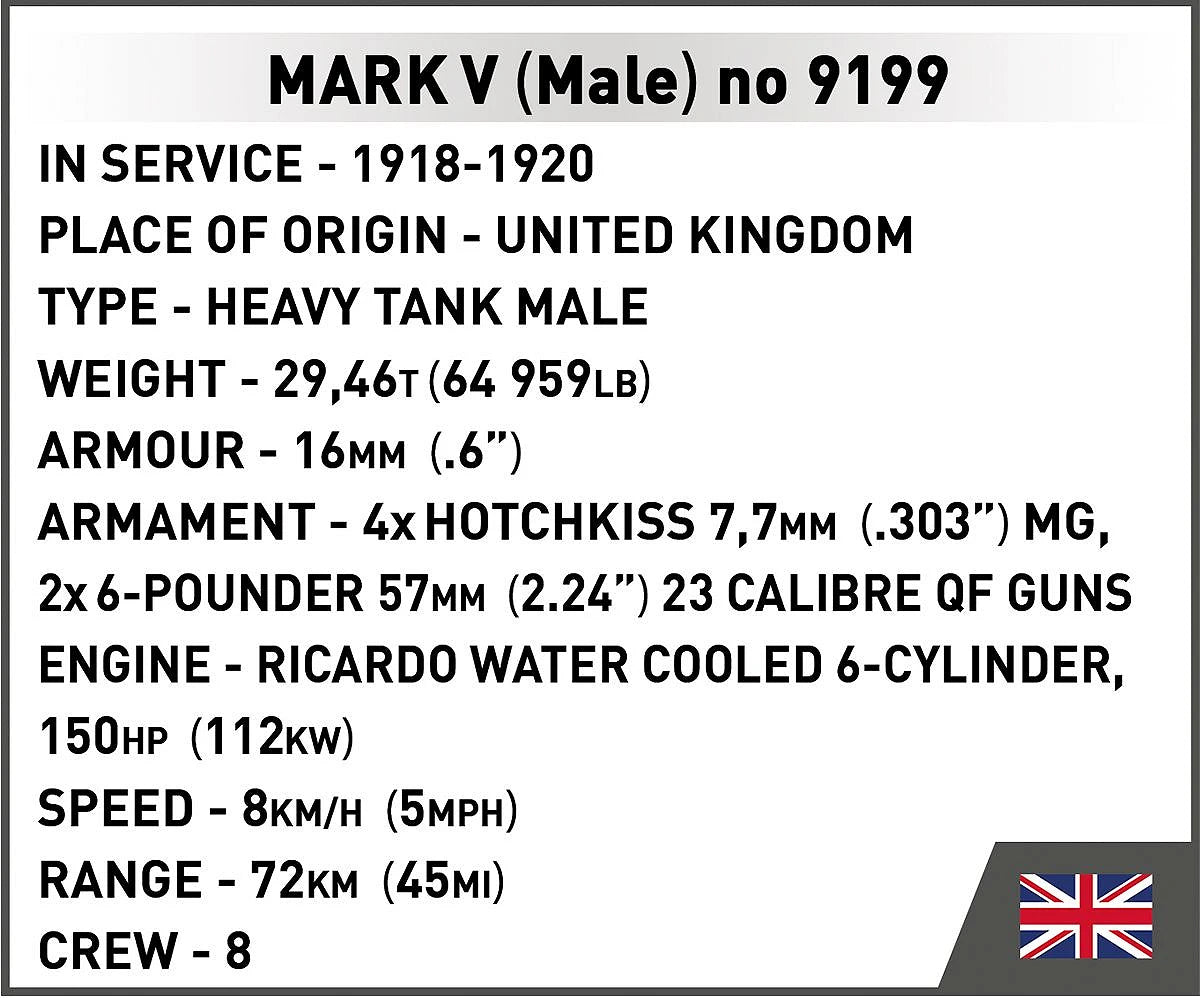 COBI-2995 Mark V (Male) no 9199