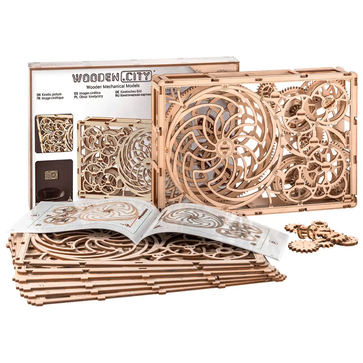 Wooden City Kinetic Picture 3D Wooden Puzzle – WR308