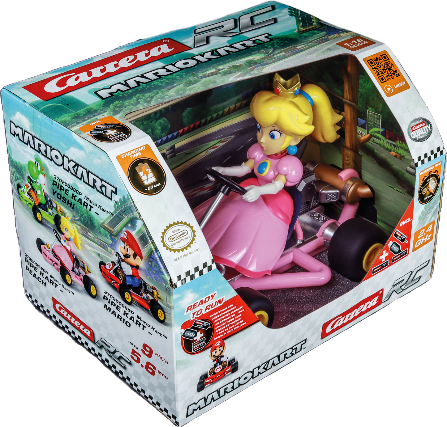 Carrera RC 2,4GHz Mario Kart™ Pipe Kart, Peach