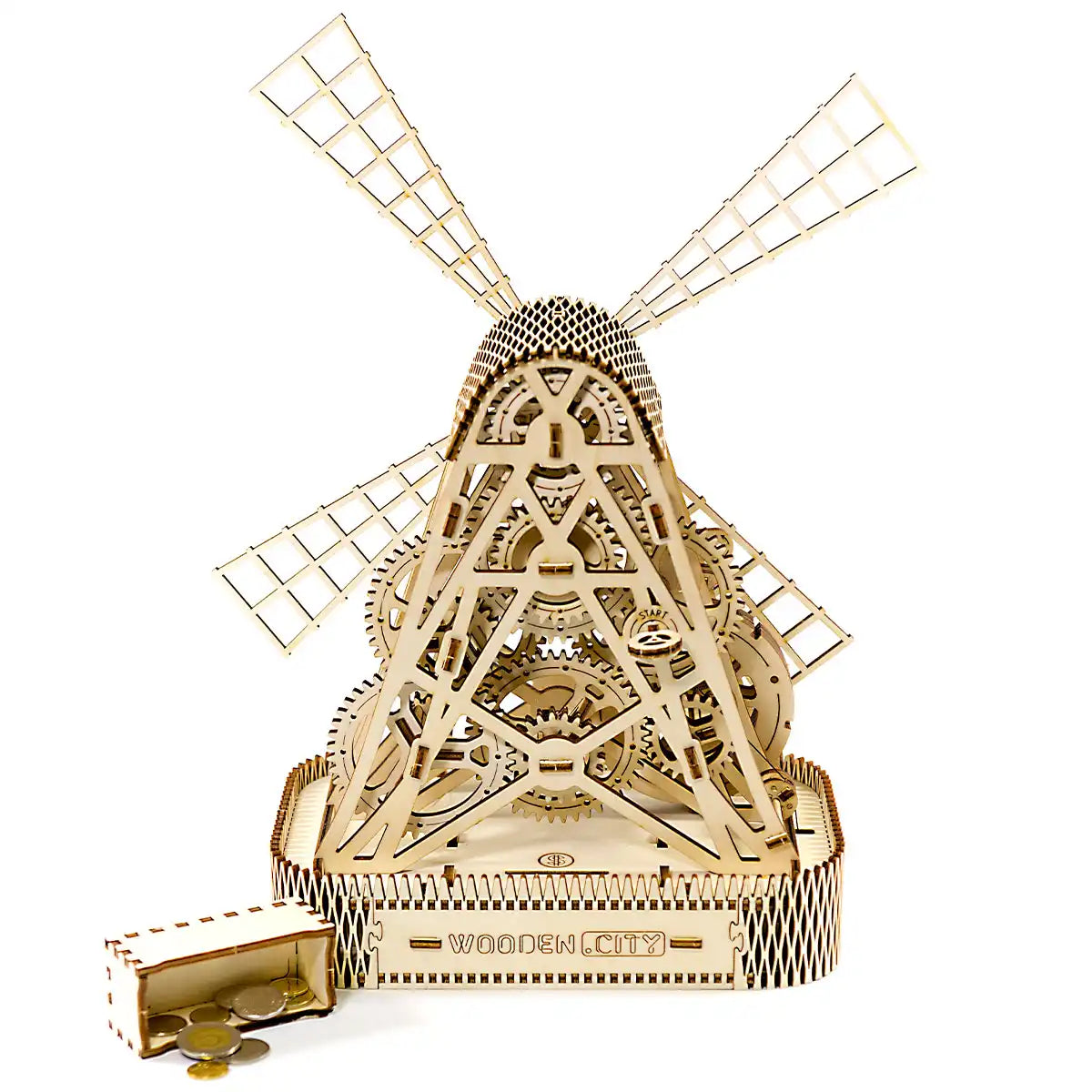 Wooden City Mill 3D Wooden Puzzle – WR307