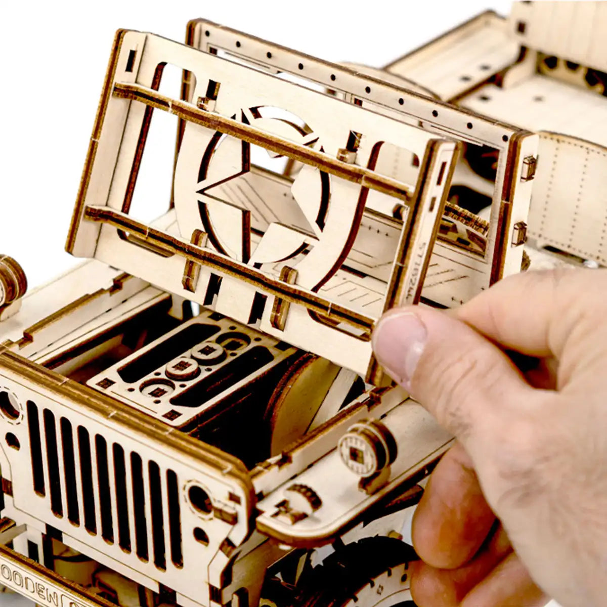 Wooden City Car 4x4 3D Wooden Car Puzzle – WR309