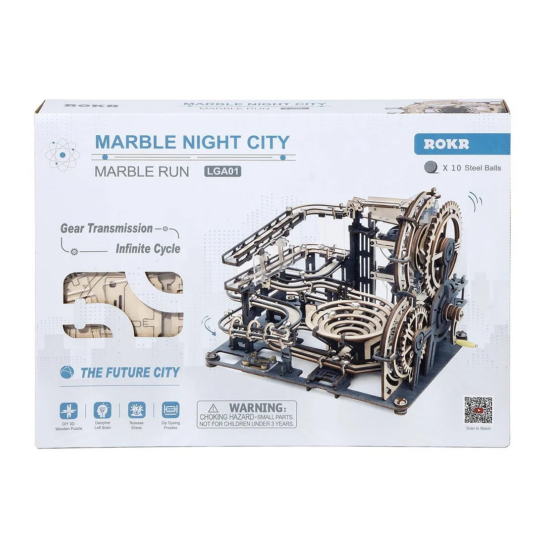ROKR Marble Night City LGA01 Marble Run