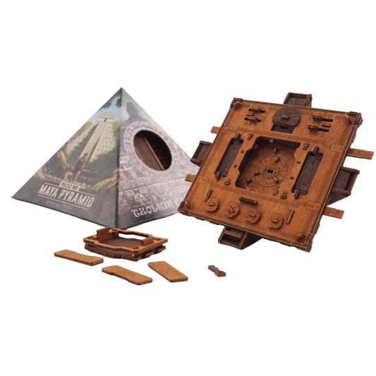 Wooden City Maya Pyramid 3D Wooden Puzzle – Escape room – WR357