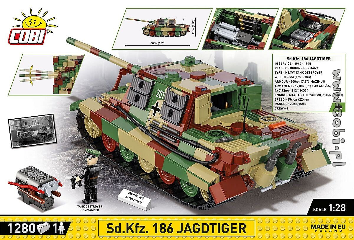 Cobi Sd.Kfz. 186 - Jagdtiger COBI-2580