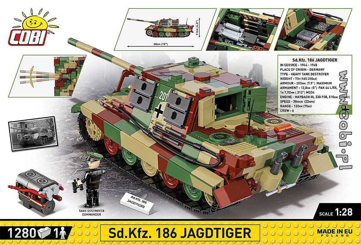 COBI-2580 Sd.Kfz. 186 - Jagdtiger