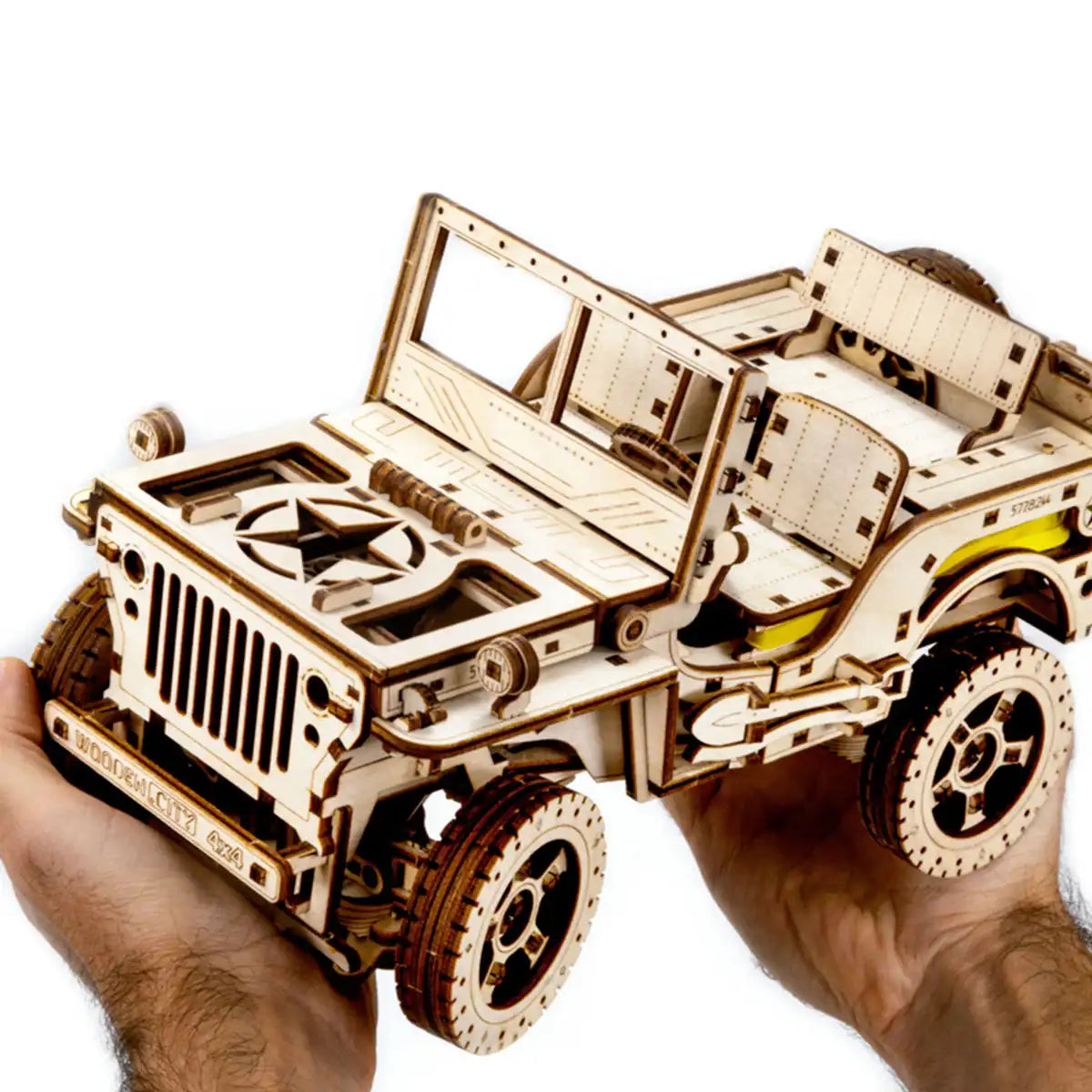 Wooden City Car 4x4 3D Wooden Car Puzzle – WR309