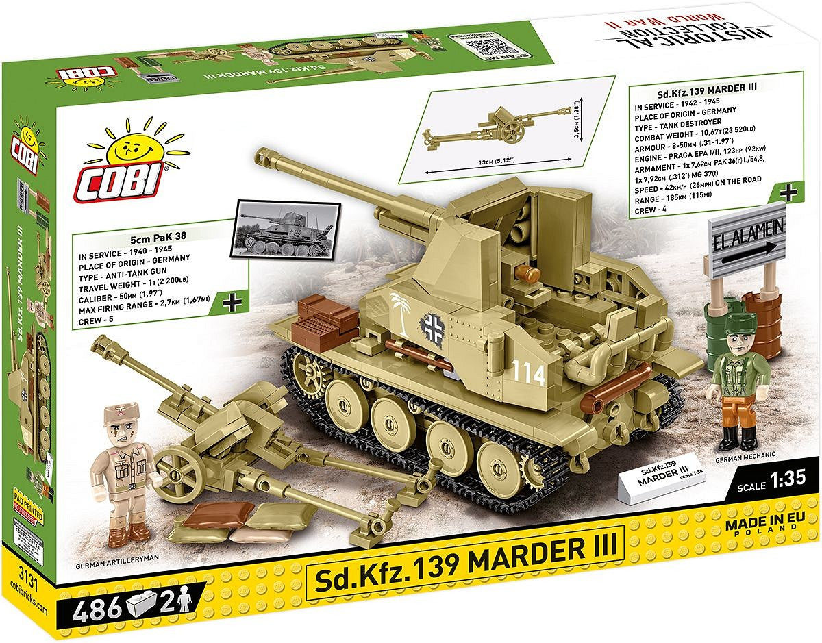 COBI-3131 Sd.Kfz.139 Marder III