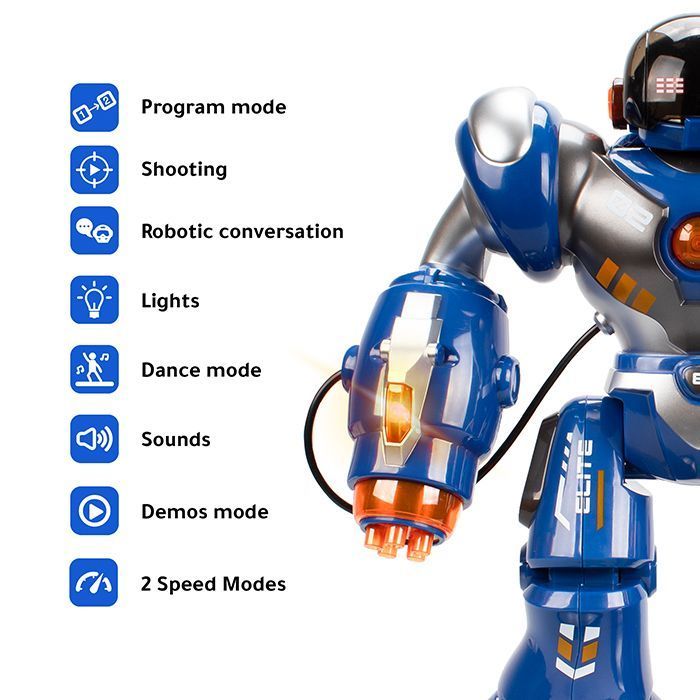 XtremBots Elite Trooper Walking Programmable Robot