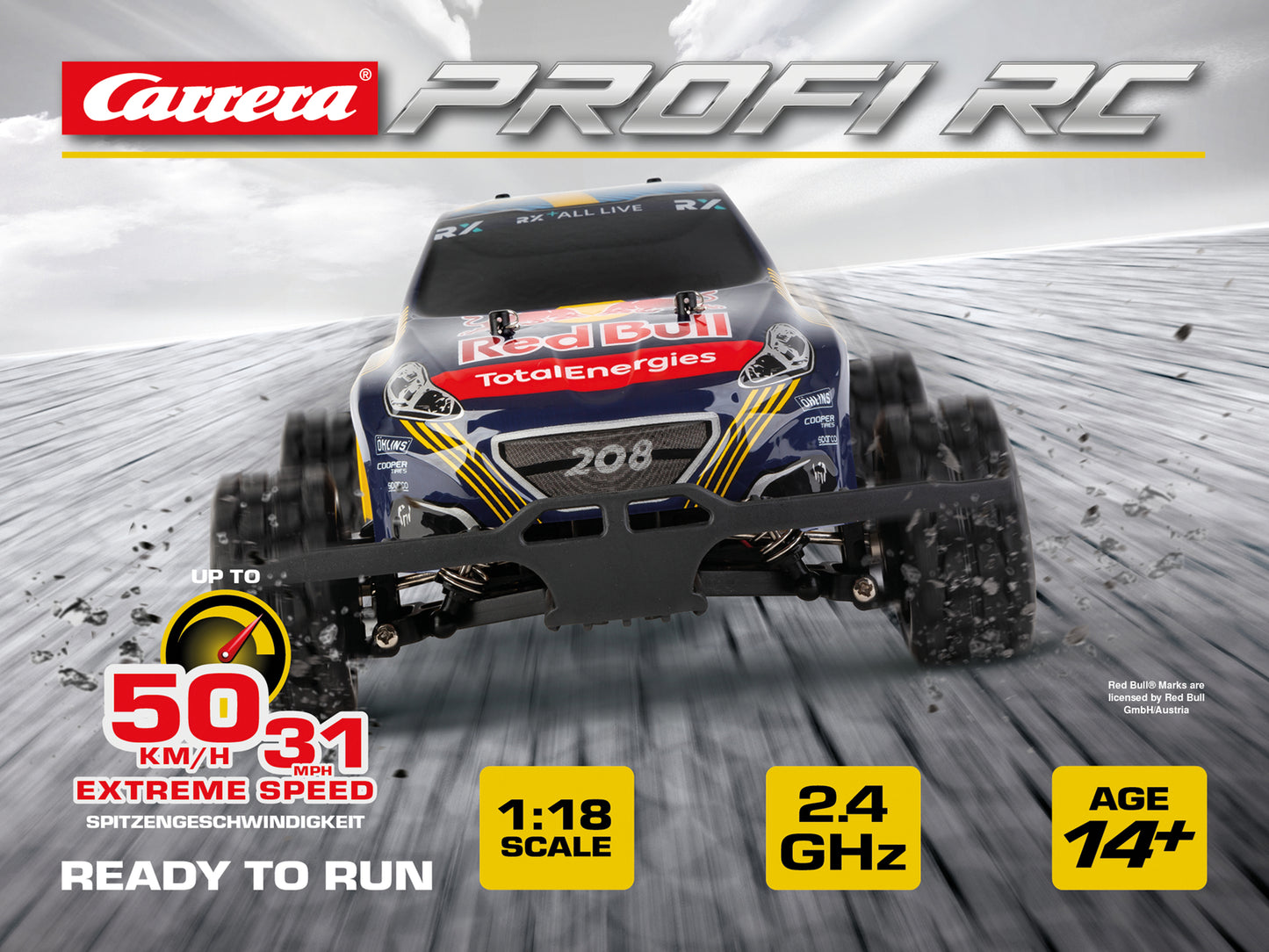 Carrera Profi RC Red Bull Peugeot WRX 208