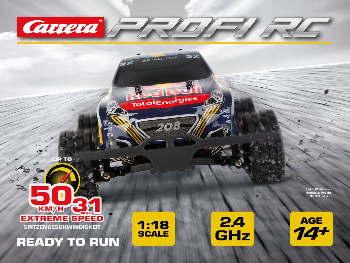 Carrera Profi RC  Red Bull Peugeot WRX 208