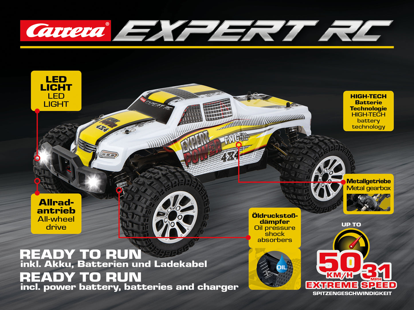 Carrera Expert RC - 2,4GHz Offroad Pickup