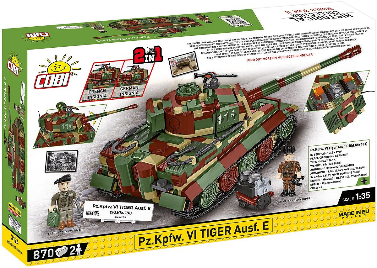 COBI-3124 Pz.Kpfw. VI Tiger Ausf. E