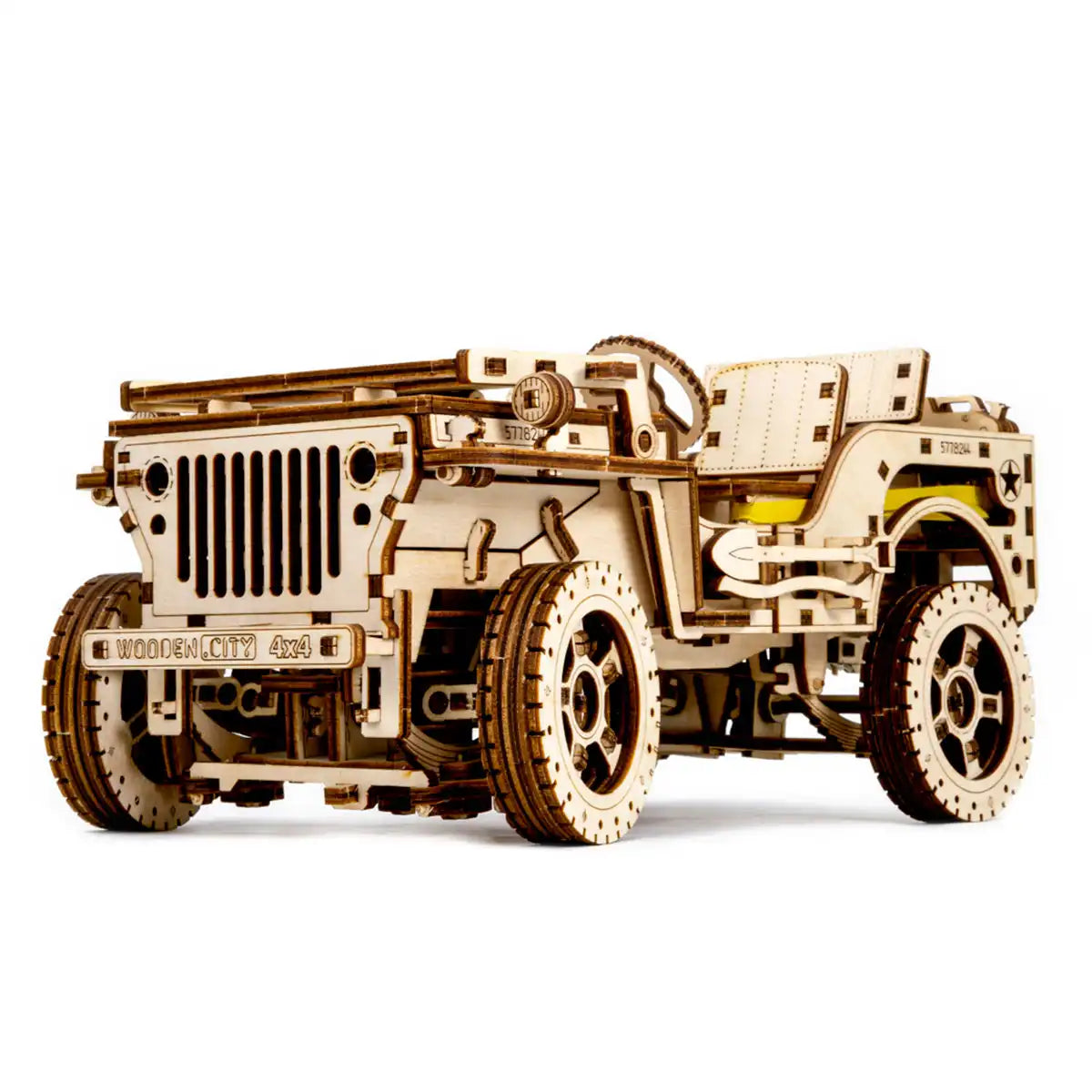 Wooden City Car 4x4 3D Wooden Car Puzzle – WR309