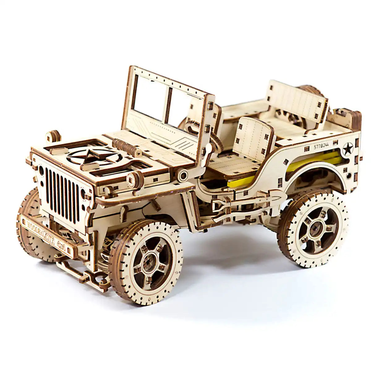 Wooden City Car 4x4 3D Wooden Car Puzzle – WR309
