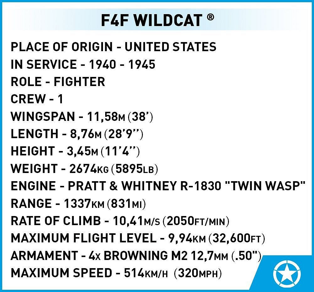 COBI-5731 F4F Wildcat - Northrop Grumman