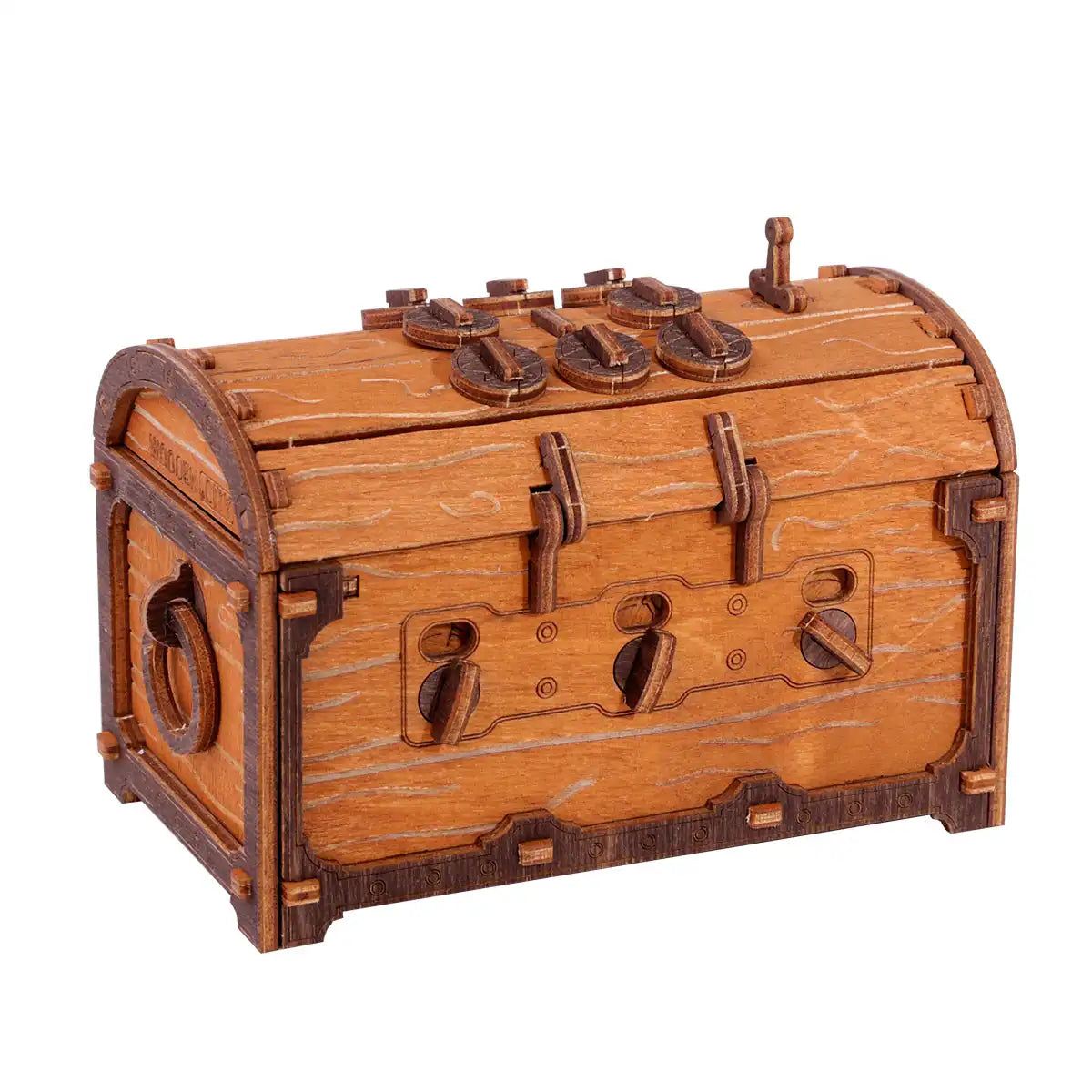 Wooden City Escape room Treasure Chest 3D Wooden Box Puzzle – WR355