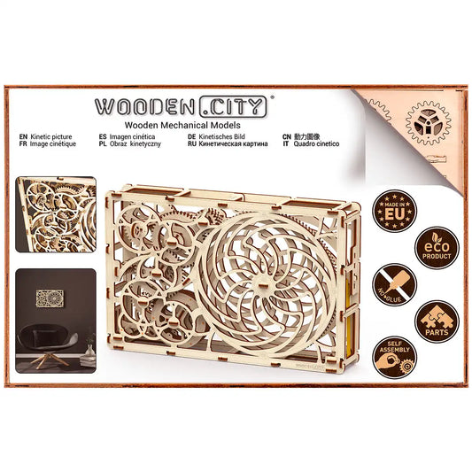 Wooden City Kinetic Picture 3D Wooden Puzzle – WR308