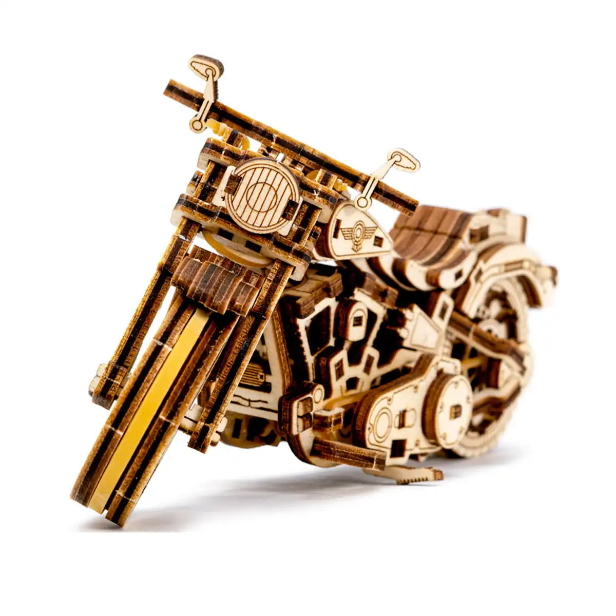 Wooden City Cruiser V-Twin 3D Wooden Motorbike Puzzle – WR342