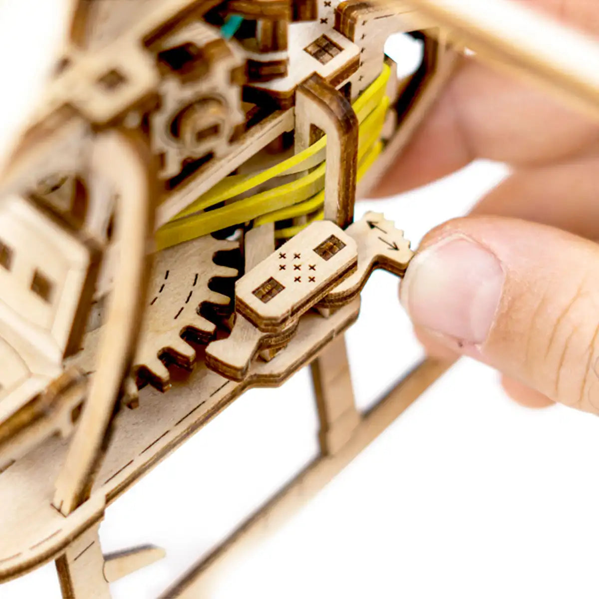 Wooden City Helicopter 3D Wooden Helicopter Puzzle – WR344