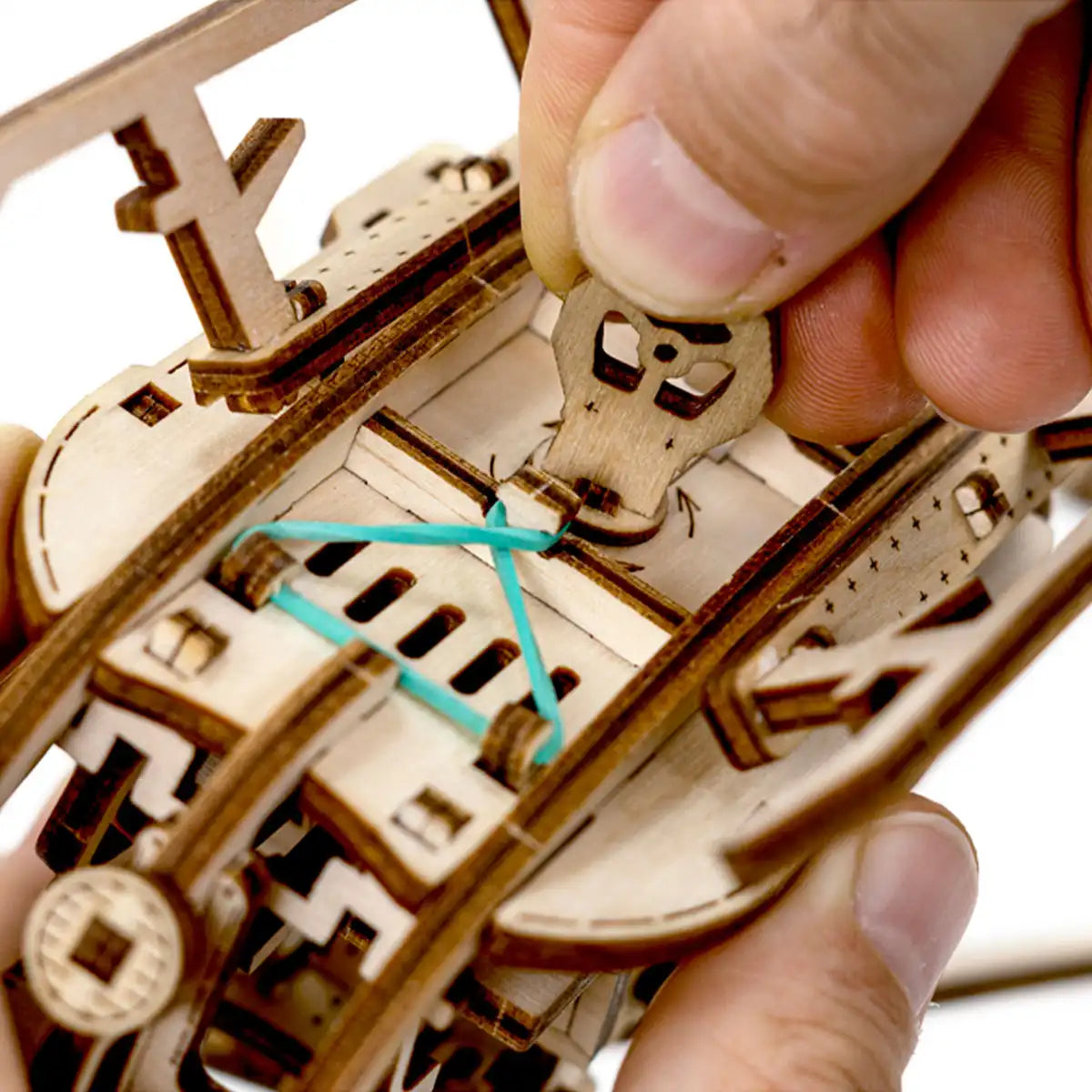 Wooden City Helicopter 3D Wooden Helicopter Puzzle – WR344