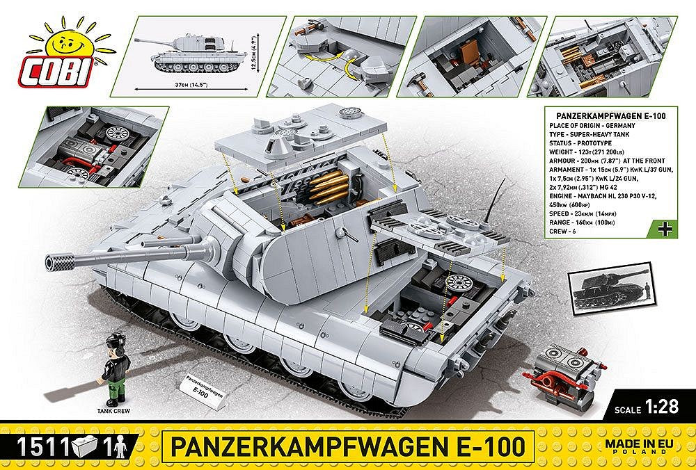 COBI-2572 Panzerkampfwagen E-100